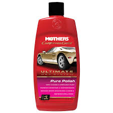 Car Body Polish Mothers Liquid Based Plastic Bottle Pack 473Ml Pure Polish 07100 (Usa)