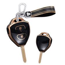 Car Remote Key Cover/Casing Tpu Silicone Type Toyota Vitz 2015 No Logo Mix Colours Poly Bag Pack (China)