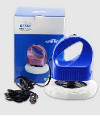 Electric Car Polisher Basdi Plastic Housing  W/Buffing And Polishing Pads  Single Speed Blue Colour Box Pack Bsd-3002 (China)