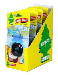 Car Perfume A/C Vent Design Little Tree  True North  3Ml Coloured Card Pack (Eu)