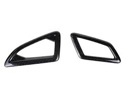 Chrome A/C Grill Trim Plastic Tape Type Fitting Honda Civic 2018 Black/Carbon 02 Pcs/Set (China)