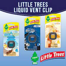 Car Perfume A/C Vent Design Little Tree    35G Coloured Card Pack (Usa)