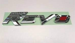 Auto Logo/Monogram Trunk Fitting Oem Type Revo Logo Toyota Revo 2016-2020 Tape Type Fitting Plastic Chrome 01 Pc/Pack Poly Bag Pack (China)