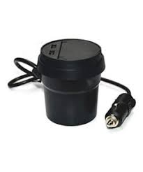 Car Dc Cigarette Lighter Socket Splitter 4 X Dc + 1 X Usb Sockets Plastic Housing Without Led 2A 12V Black Housing Colour Box Pack (China)