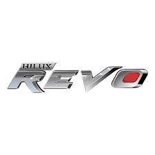 Auto Logo/Monogram Trunk Fitting Oem Type Revo Logo Toyota Revo 2016-2020 Tape Type Fitting Plastic Chrome 01 Pc/Pack Poly Bag Pack (China)