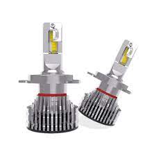 Car Led Head Light Bulbs  Cob H4 Ultra White Colour Box Pack (China) 40W