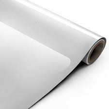 Automotive Self Adhesive 3 Layer Film Korealite For Roof Gloss White Self Healing + Anti-Scratch 60" Width Per Sqft (China)