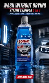 Car Shampoo Sonax Plastic Can Pack 1000Ml Exreme 02153000-544 (Germany)