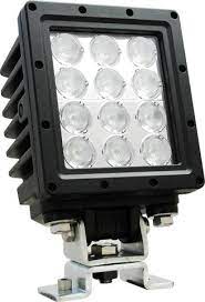 Automotive Led Work Lamp Metal Housing Square Shape 09 Led 100W White Colour Box Pack 01 Pc/Pack Fy-5109 (China)