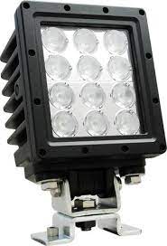 Automotive Led Work Lamp Metal Housing Square Shape  09 Led 100W White Colour Box Pack 01 Pc/Pack Fy-5109 (China)