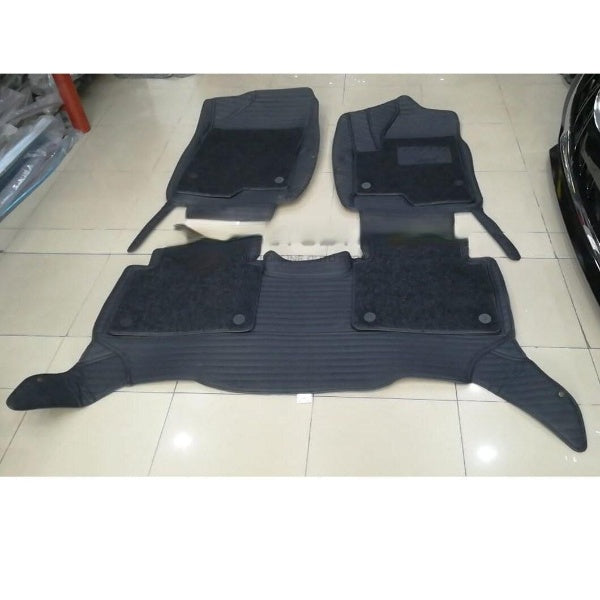 Car Floor Mat 10D Jolion Haval Black Pvc Black Stitch Black/Grey Grass 03 Pcs / Set Premium Quality (China)