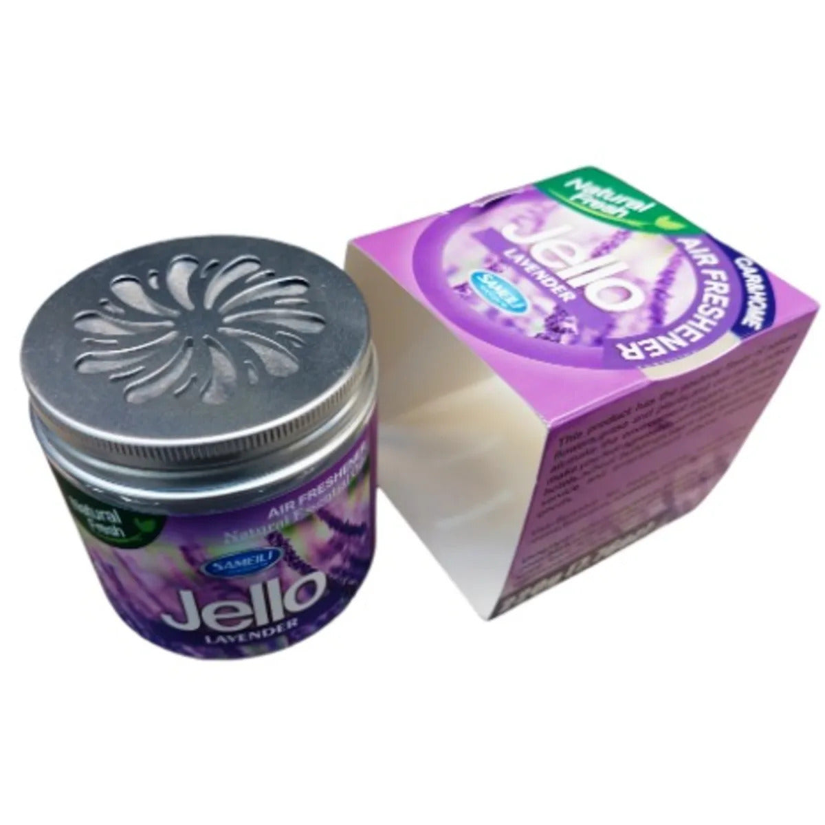 Car Perfume Tin Can Gel Large Sameili  Lavendar Large Size 220G Tin Can Pack Jello