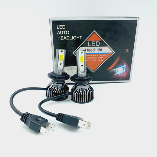 Car Led Head Light Bulbs  Cob H3 Ultra White Colour Box Pack (China) 300W