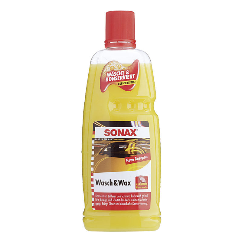 Car Shampoo & Wax Sonax Plastic Can Pack 1000Ml 03133410 (Japan)