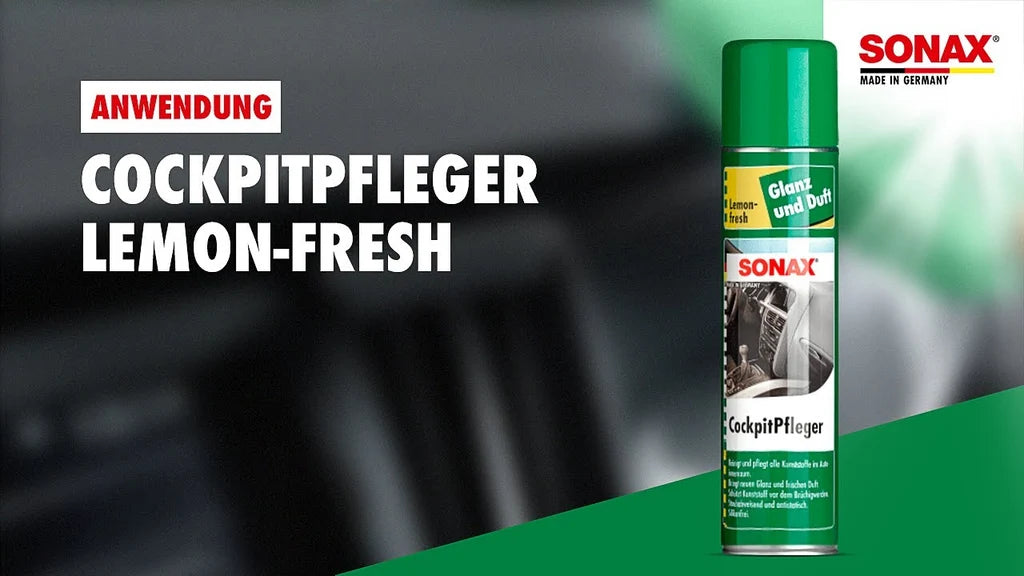 Car Dashboard Polish Sonax Lemon Tin Can Pack 400Ml Cockpit Spray 03433000-544 (Japan)
