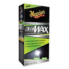 Car Body Polish Meguiars Cream Based Plastic Bottle Pack 473Ml 3In1 Wax Clean-Polish-Protect G191016 (Usa)