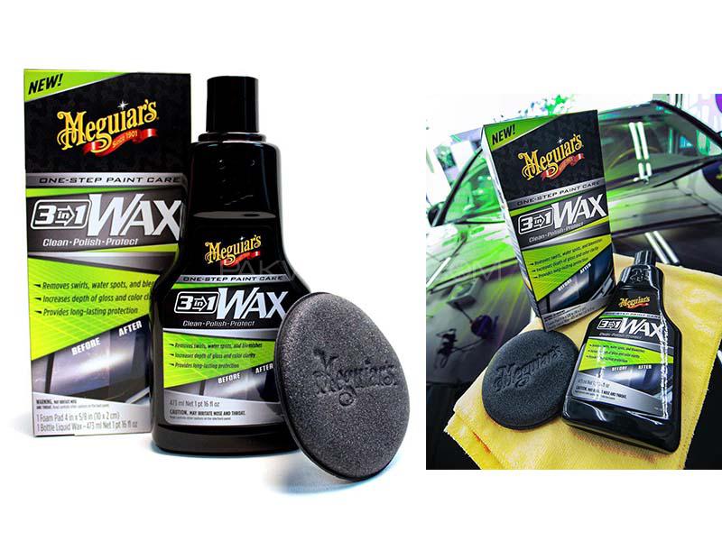 Car Body Polish Meguiars Cream Based Plastic Bottle Pack 473Ml 3In1 Wax Clean-Polish-Protect G191016 (Usa)