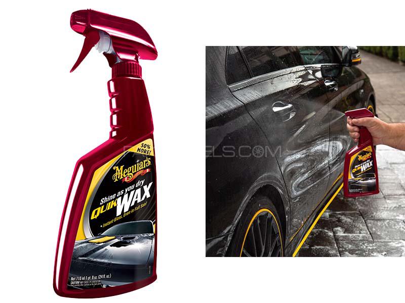 Car Body Polish Meguiars Liquid Based Plastic Bottle Pack 710Ml Shine As You Dry Quik Wax A1624 (Usa)