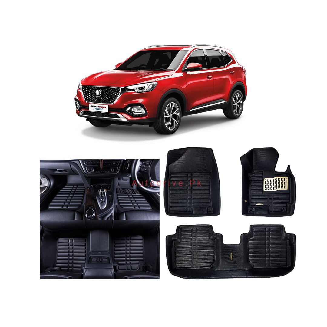 Car Floor Mat 5D Zs 2021 Mg Black Pvc  03 Pcs / Set Standard Quality (China)