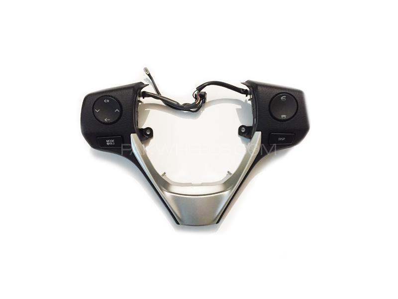 Automotive Multimedia Steering Wheel Control Switches Oem Fitting Toyota Axio 2016 Black/Silver Housing 02 Pcs/Set Box Pack (China)