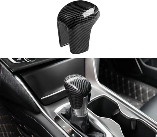 Chrome Gear Knob Trim  Tape Type Fitting Honda Civic 2022 Black/Carbon 01 Pc/Set (China)