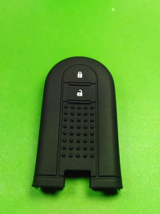 Car Remote Key Cover/Casing Silicone Black Type Toyota Passo 2018 Toyota Logo Black Poly Bag Pack  (China)