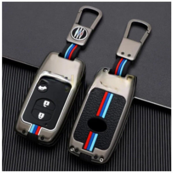 Car Remote Key Cover/Casing Metal / Silicone Toyota Prado 2018 Toyota Logo Black Box Pack (China)