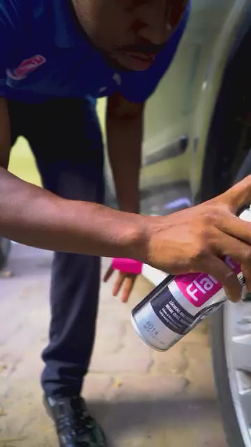 Car Dashboard Polish Flamingo Lemon Tin Can Pack 450Ml F004L (China)