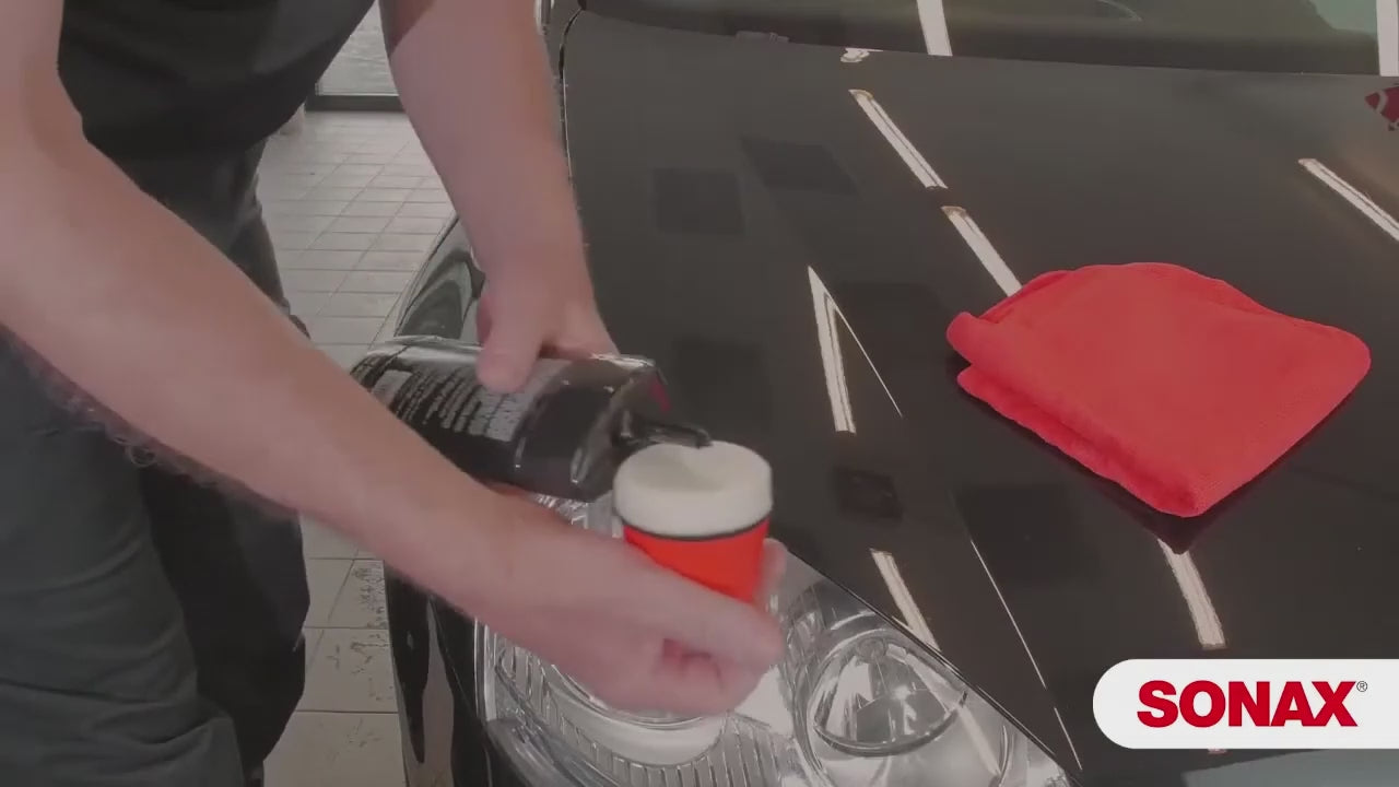 Car Body Polish Sonax Cream Based Tin Can Pack 500Ml Black Color 02961000-544