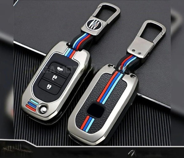 Car Remote Key Cover/Casing Metal / Silicone Honda Civic 2015 No Logo Black Box Pack (China)