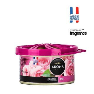 Car Perfume Tin Can Gel Small Aroma  Rose  40G Tin Can Pack S66736