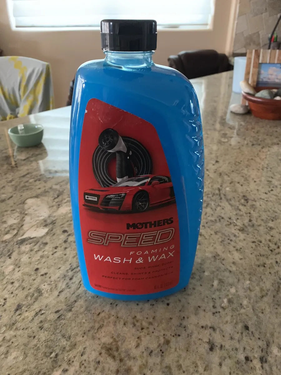 Car Shampoo & Wax Mothers Plastic Can Pack 1420Ml  Wash&Wax 15648 (Usa)