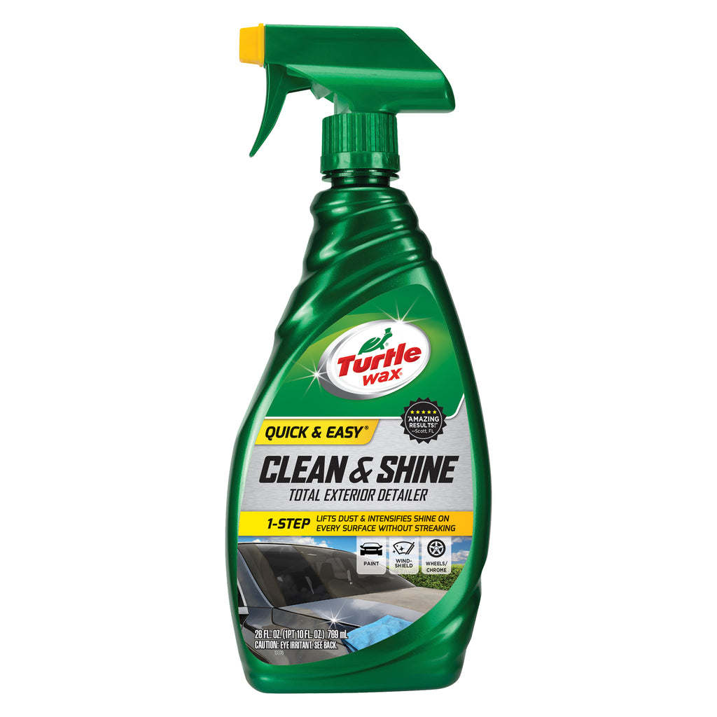 Car Body Polish Turtle Wax Liquid Based Plastic Bottle Pack 709Ml Clean&Shine Total Exterior Detailer 50576 (Usa)