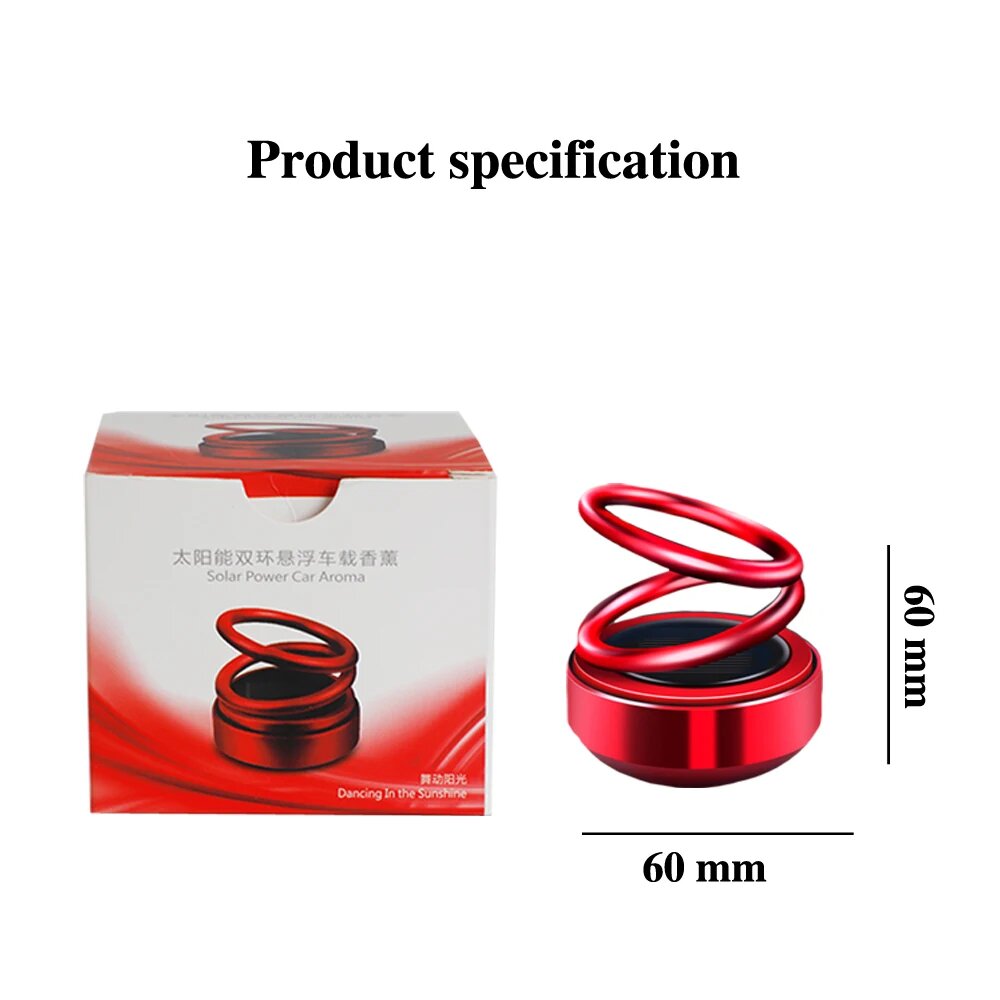 Car Perfume Solar Dancing Red Colour Box Pack (China)