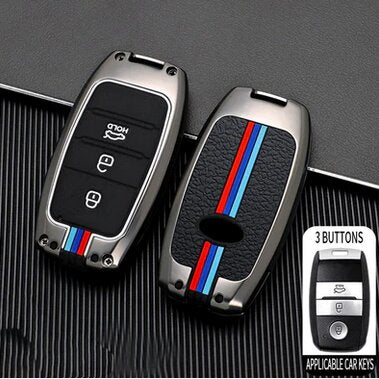 Car Remote Key Cover/Casing Metal / Silicone Kia Sorento 2021 Kia Logo Black Box Pack (China)