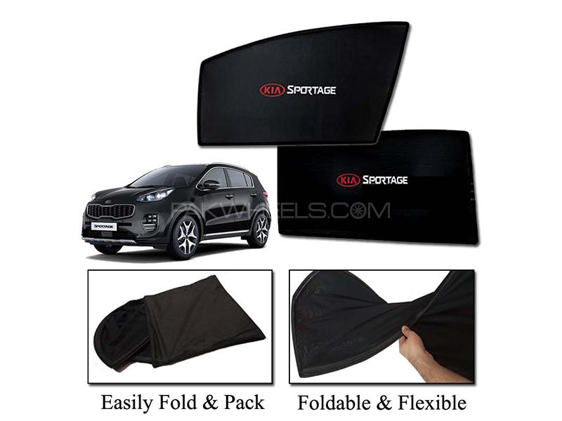 Car Curtain  Side Fix Folding Kia Sportage 2020   Black (China)