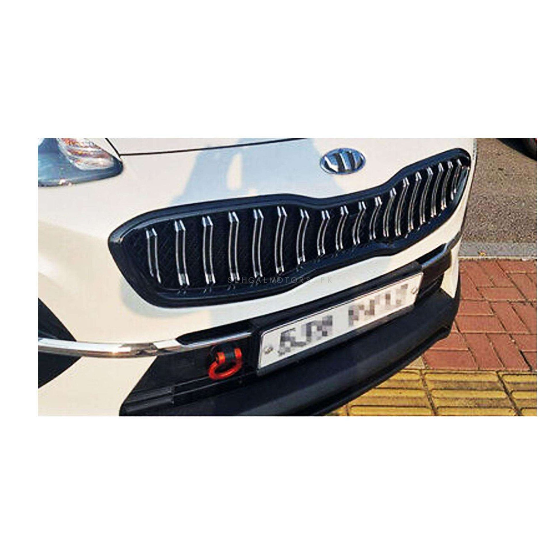 Front Grill Upper/Sports Type Lexus Design Kia Sportage 2020 Without Logo 01 Pc/Set Gloss Black (China)