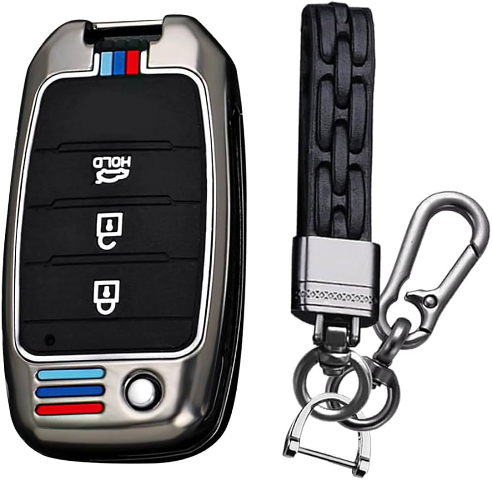 Car Remote Key Cover/Casing Metal / Silicone Kia Stonic 2021 Kia Logo Mix Colours Box Pack (China)