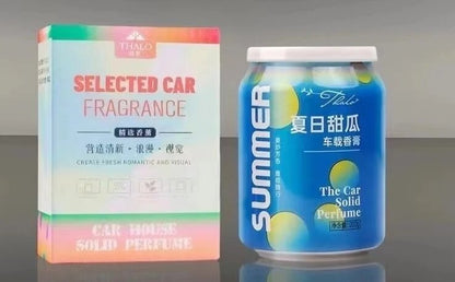 Car Perfume Tin Can Gel Large    Large Size 200G Tin Can Pack Summer