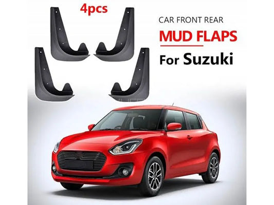 Car Mudflaps Suzuki Swift 2022 Not Painted 04 Pcs/Set Poly Bag Pack