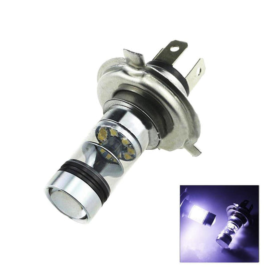 Car Led Head Light Bulbs  Cob H4 Ultra White Colour Box Pack (China) T9 100W