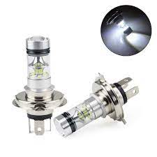 Car Led Head Light Bulbs Cob H4 Ultra White Colour Box Pack (China) T9 100W