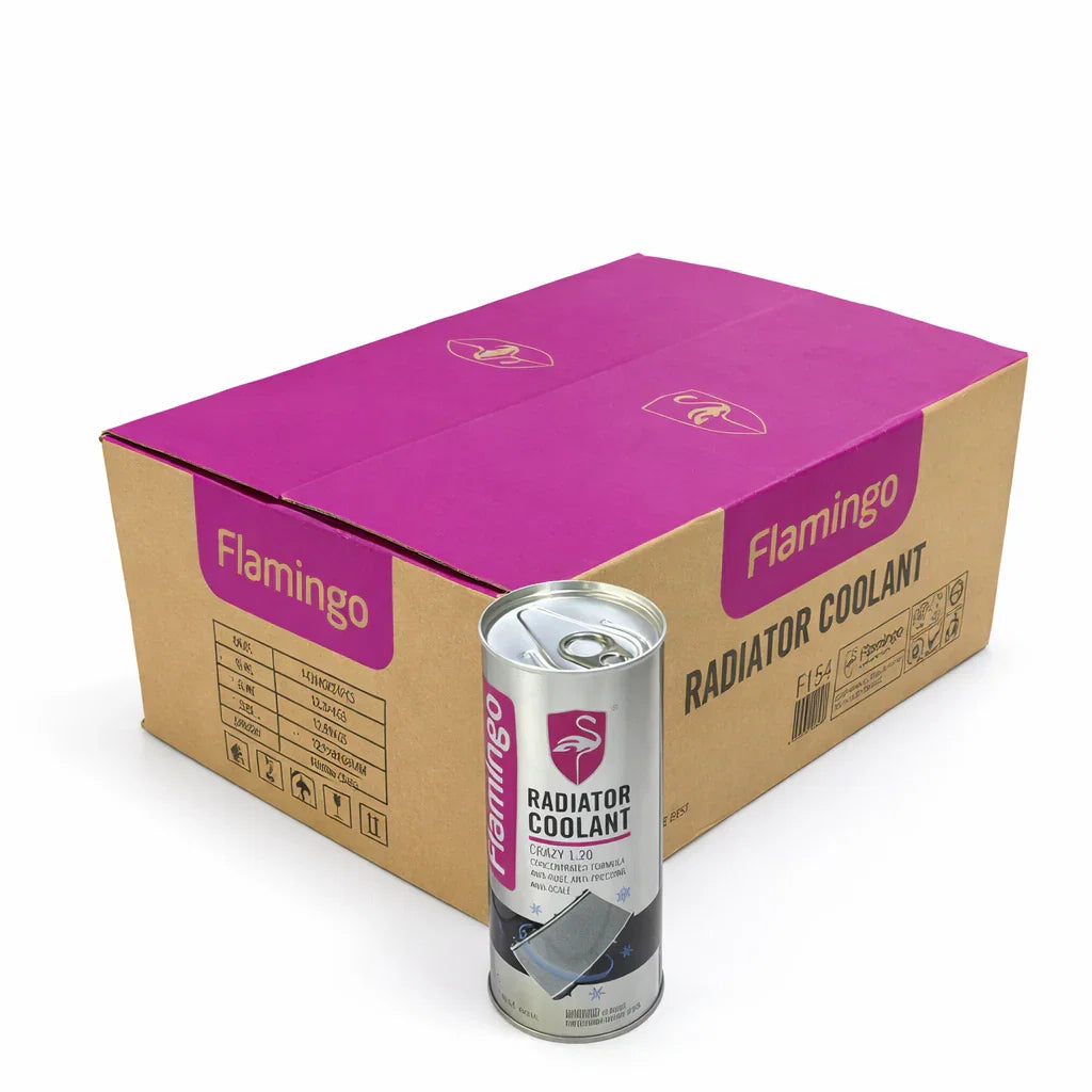 Radiator Coolant Flamingo Tin Can Pack 443Ml Green F154 (China)