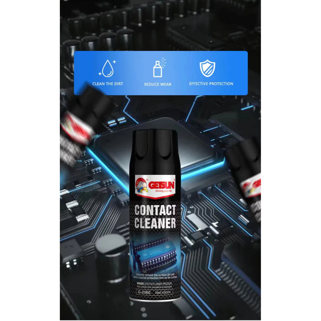Lubricant For Chain / Hinges / Engine Belts Getsun Tin Can Pack 450Ml Contact Cleaner G-2060 (China)