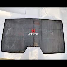 Car Curtain Back Fix Honda Civic 2009 Black