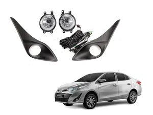 Car Fog Lamp Korealite Oem Fitting Halogen Toyota Yaris 2020  Plastic Housing Glass Lens Clear Lens Black Kl-7907 (China)