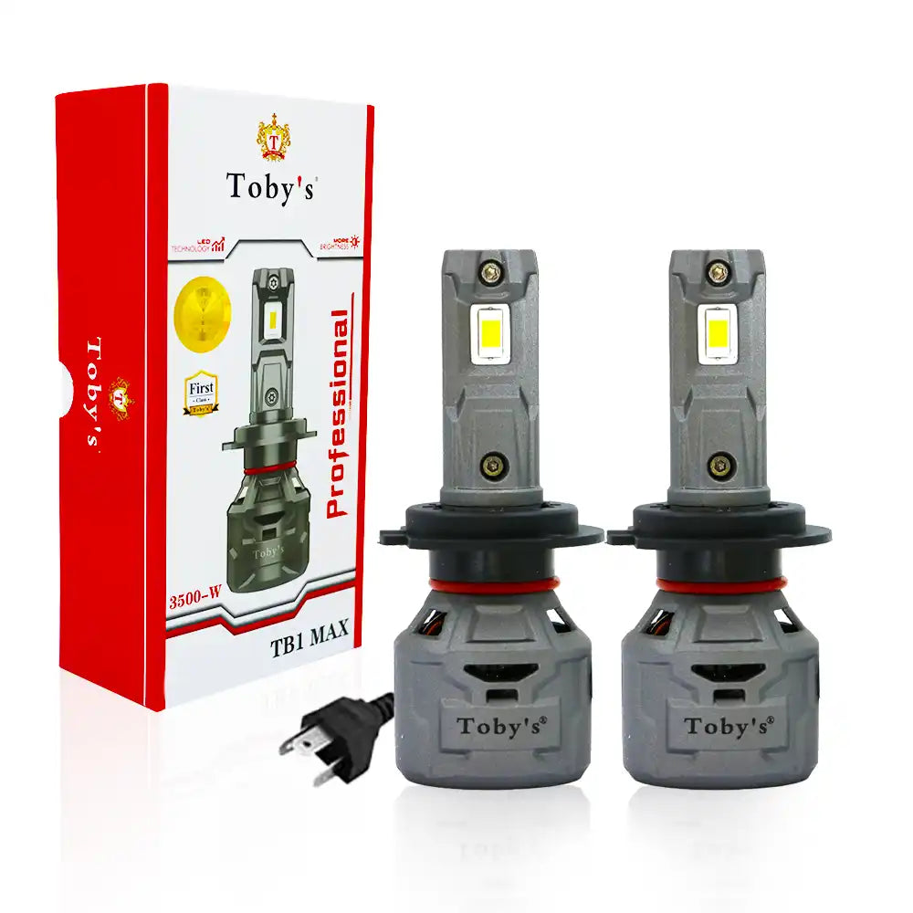 Car Led Head Light Bulbs Toby'S Cob H11 Ultra White Colour Box Pack (China) 300W