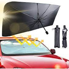 Car Curtain  Front Foil   Black Umbrella  (China)