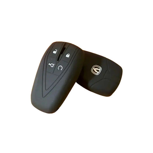 Car Remote Key Cover/Casing Silicone Black Type Changan Oshan X7 Changhan Logo Black Poly Bag Pack  (China)