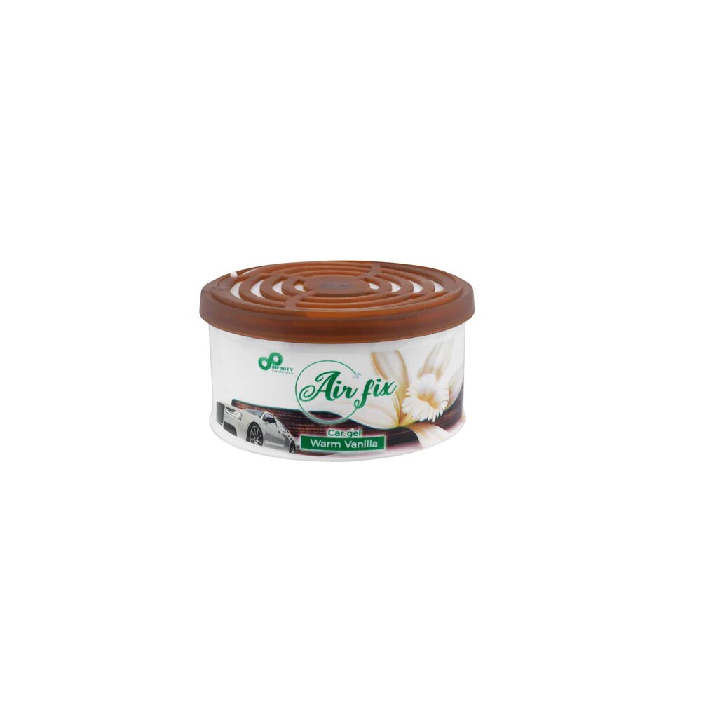 Car Perfume Tin Can Gel Small Airpro Warm Vanilla 42G Tin Can Pack